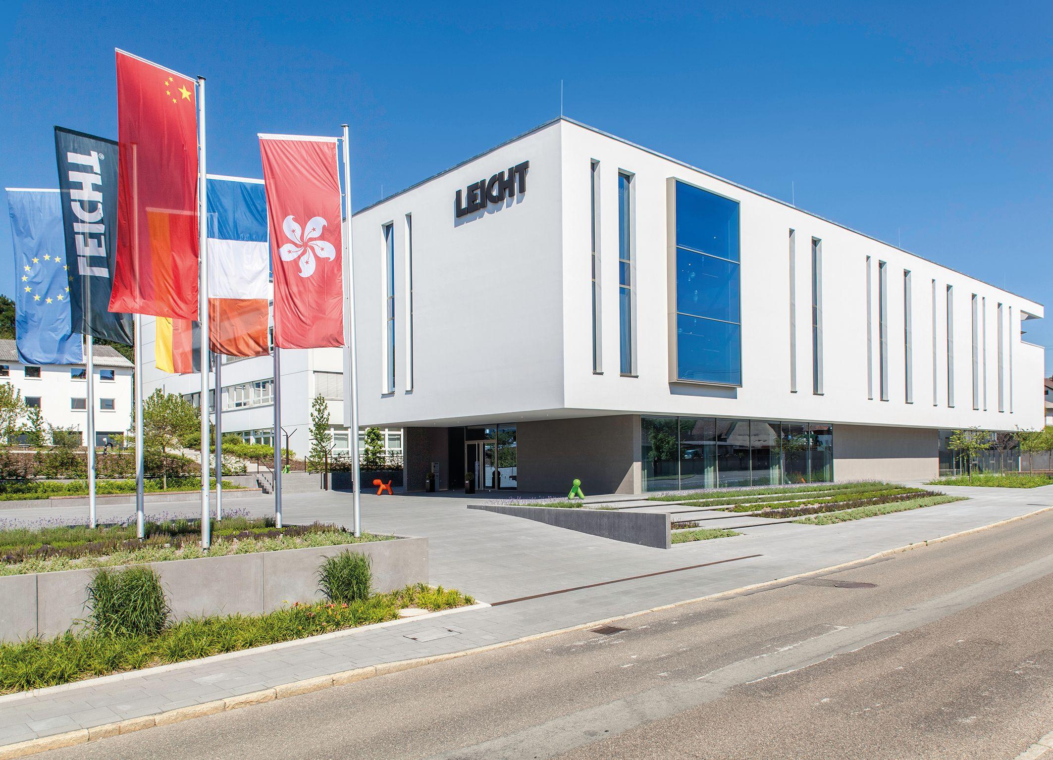 Exterior view of LEICHT headquarters in Germany
